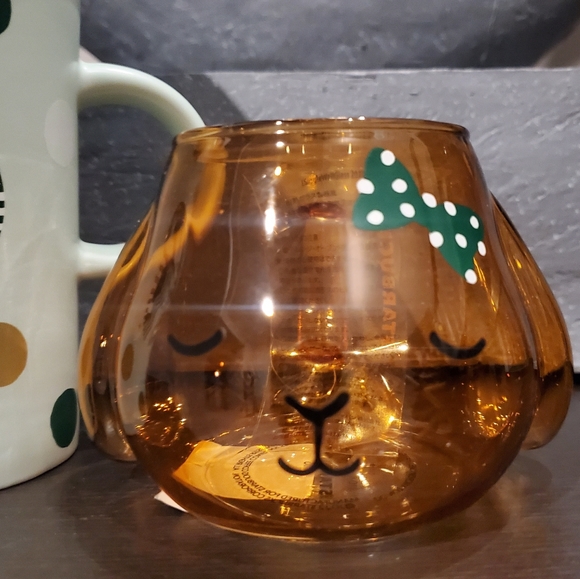 NWT Starbucks Japan 2023 New Year Mocha Rabbit Glass Mug - Picture 4 of 5